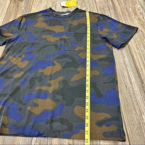 Phillip Lim Camo Shirt NWT Target Small Blue Green Brown - Picture 8 of 9